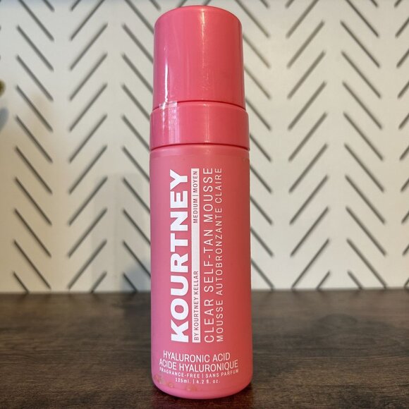 NEW Kourtney Kellar Self Tanning Bundle 2 Piece Tan Clear Mousse Medium Mitt - Picture 5 of 12